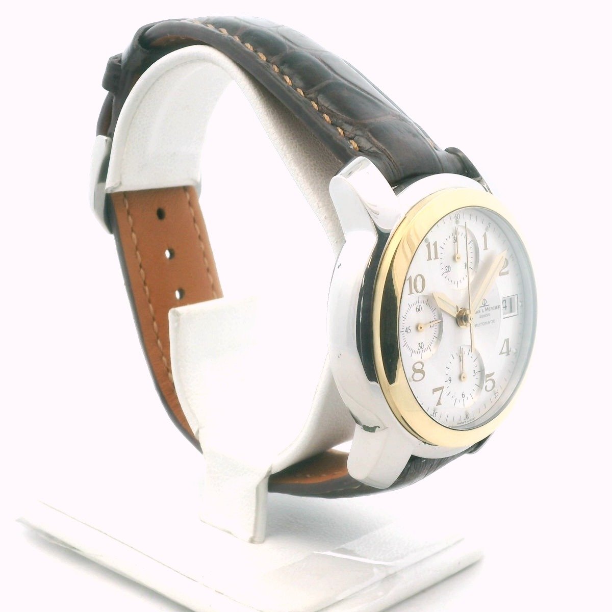 Baume & Mercier 18K Gold & Steel Chronograph Automatic Watch