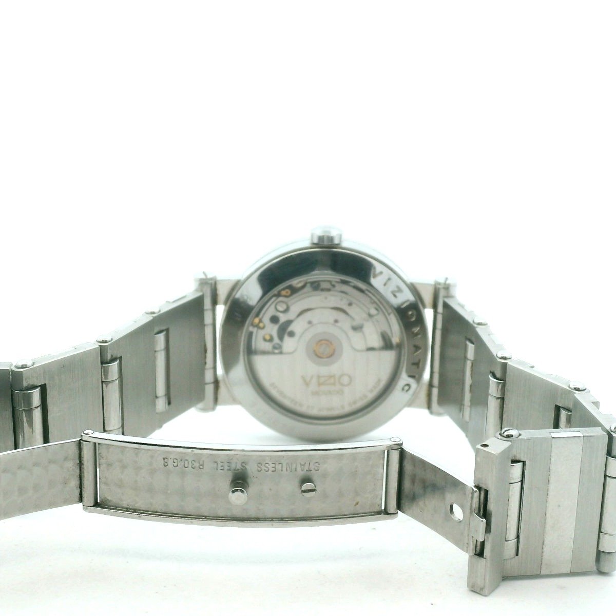Vizio Movado 83.H2.878 Viziomatic Diamond Ruby & Sapphire Watch