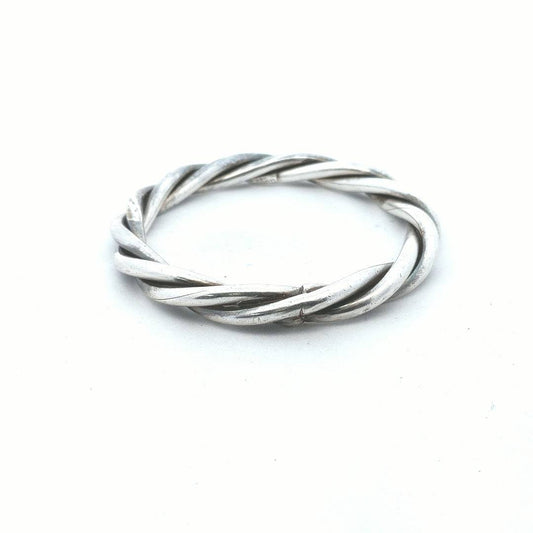 Estate Sterling Mexico Twist Wire Bangle