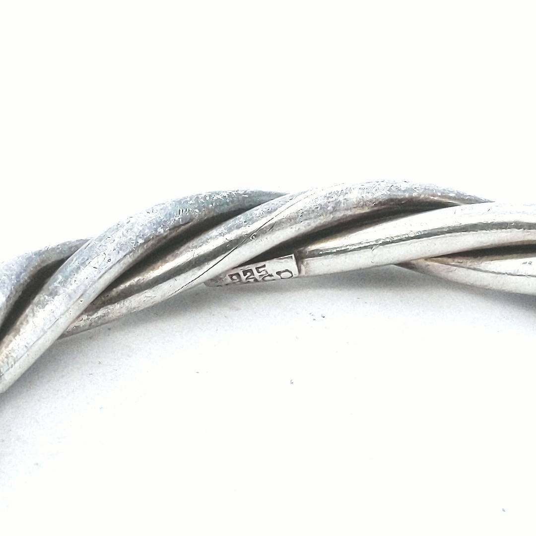 Estate Sterling Mexico Twist Wire Bangle