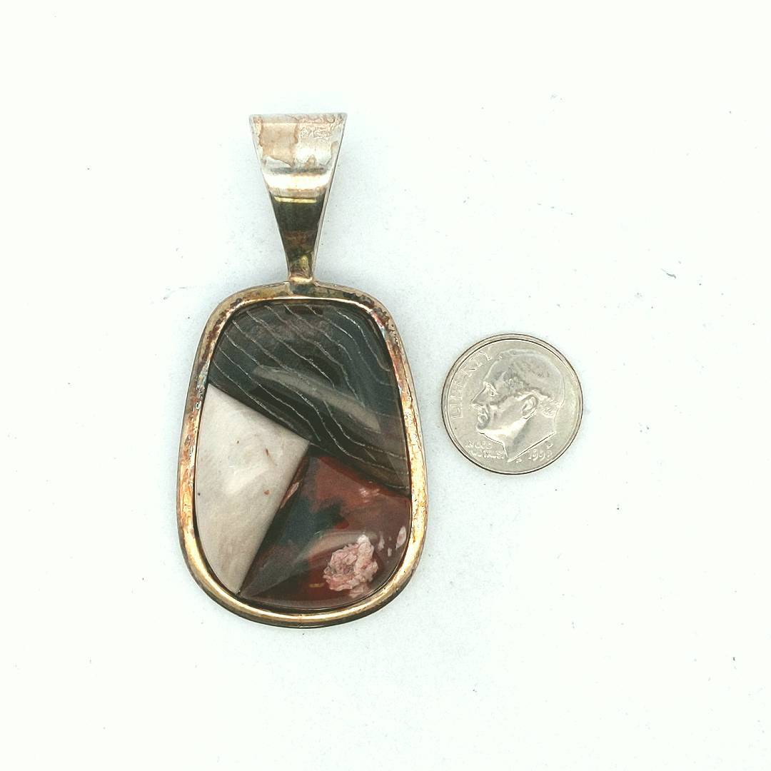 Estate DIR Sterling Silver Pendant