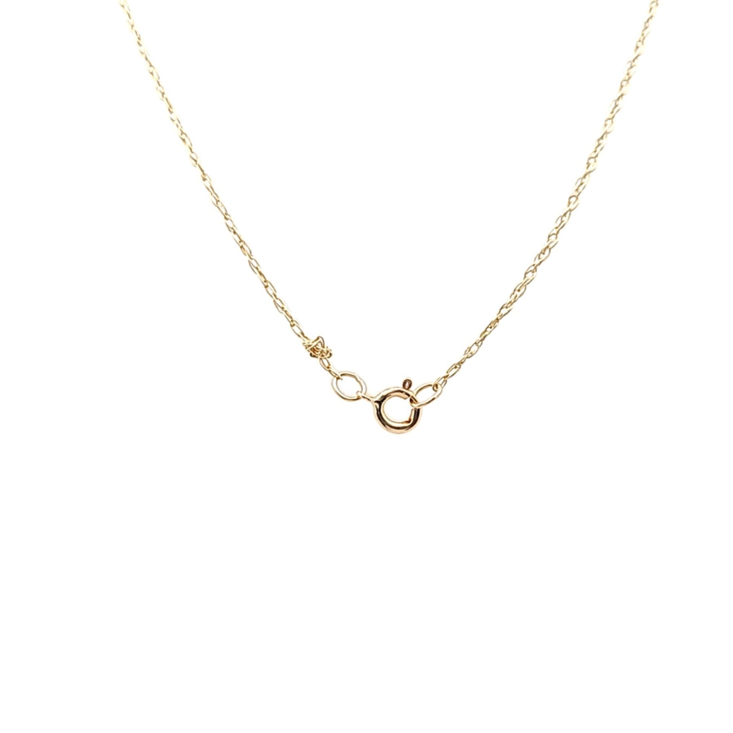 Vintage 14K Yellow Gold Diaomnd Multi-Stone Necklace