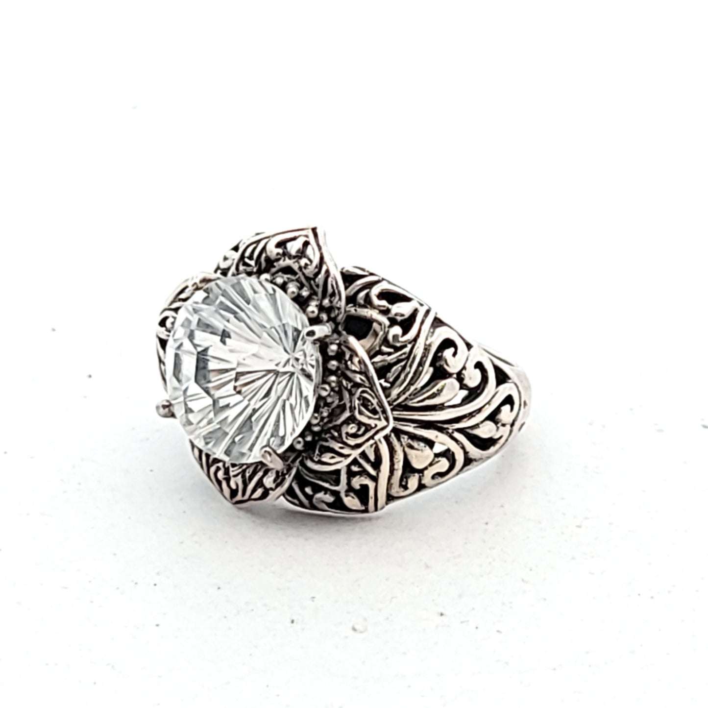 Sarda Sterling Silver Quartz Ring