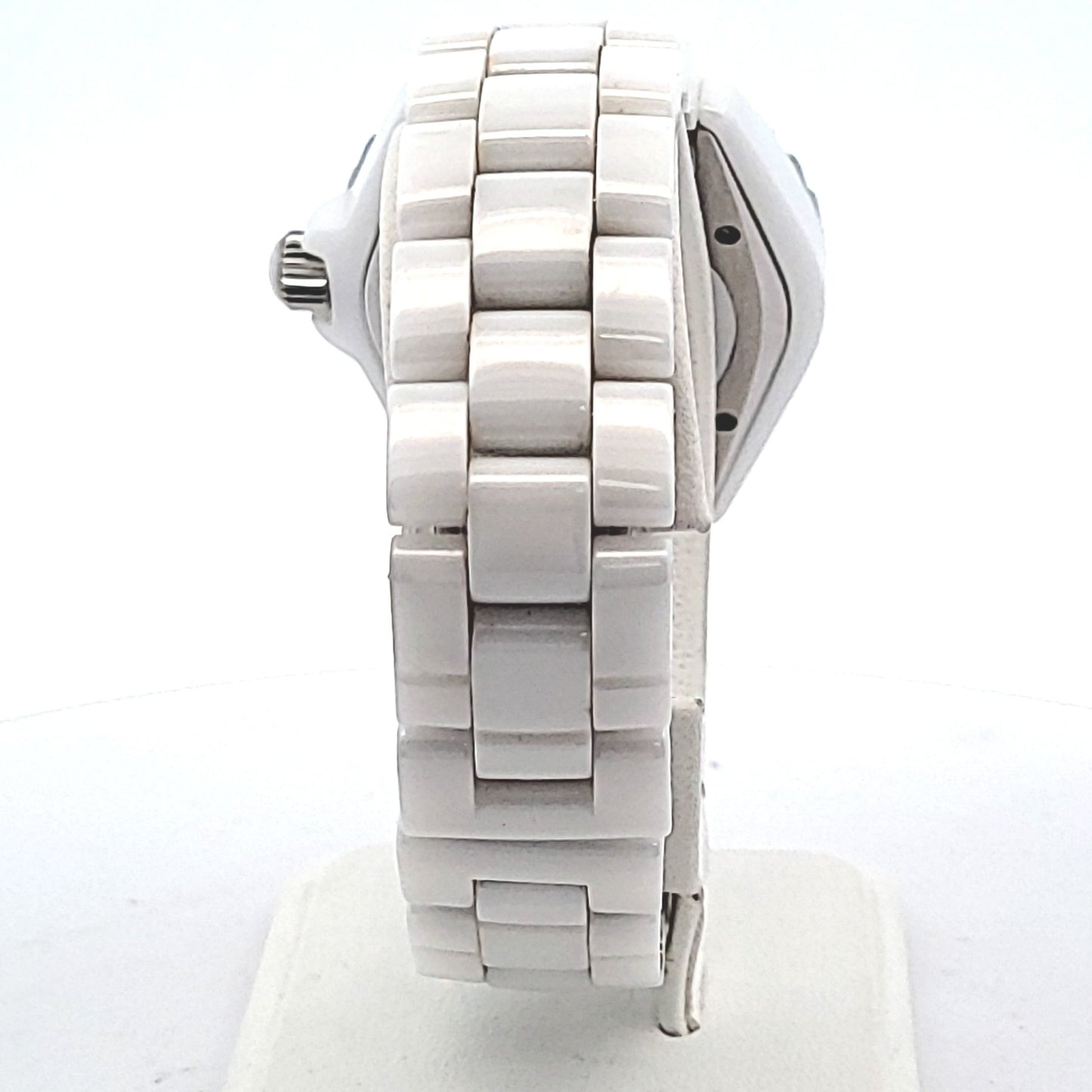 Stainless Steel Ceramic Swiss Legend Mother of Pearl Diamond Watch