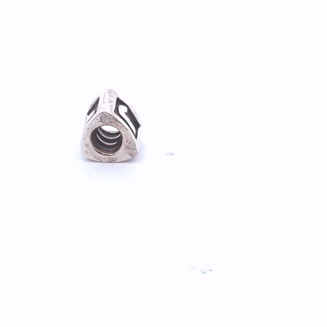 Designer Pandora Sterling Silver Block Letter J Charm