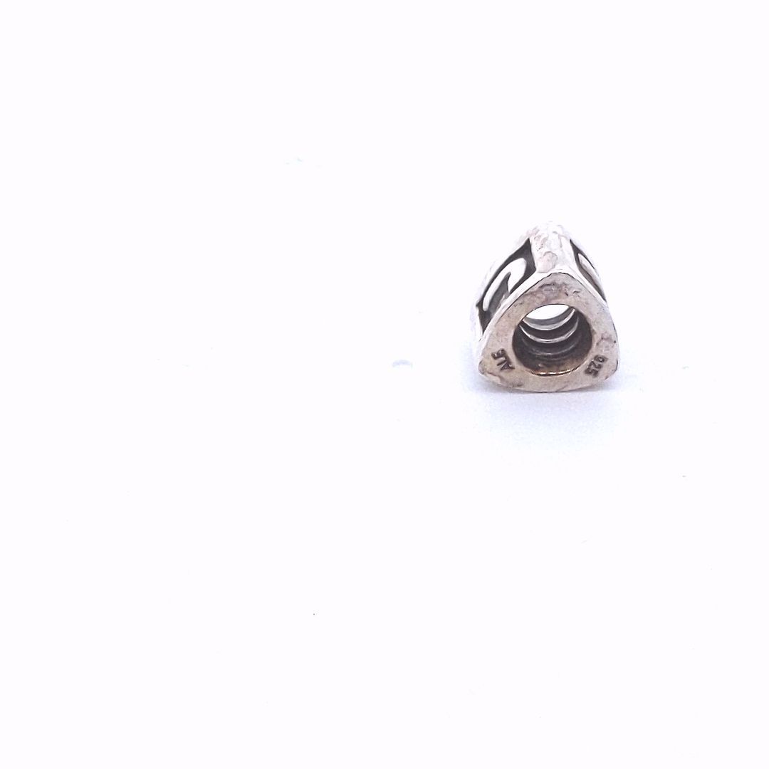 Designer Pandora Sterling Silver Block Letter J Charm