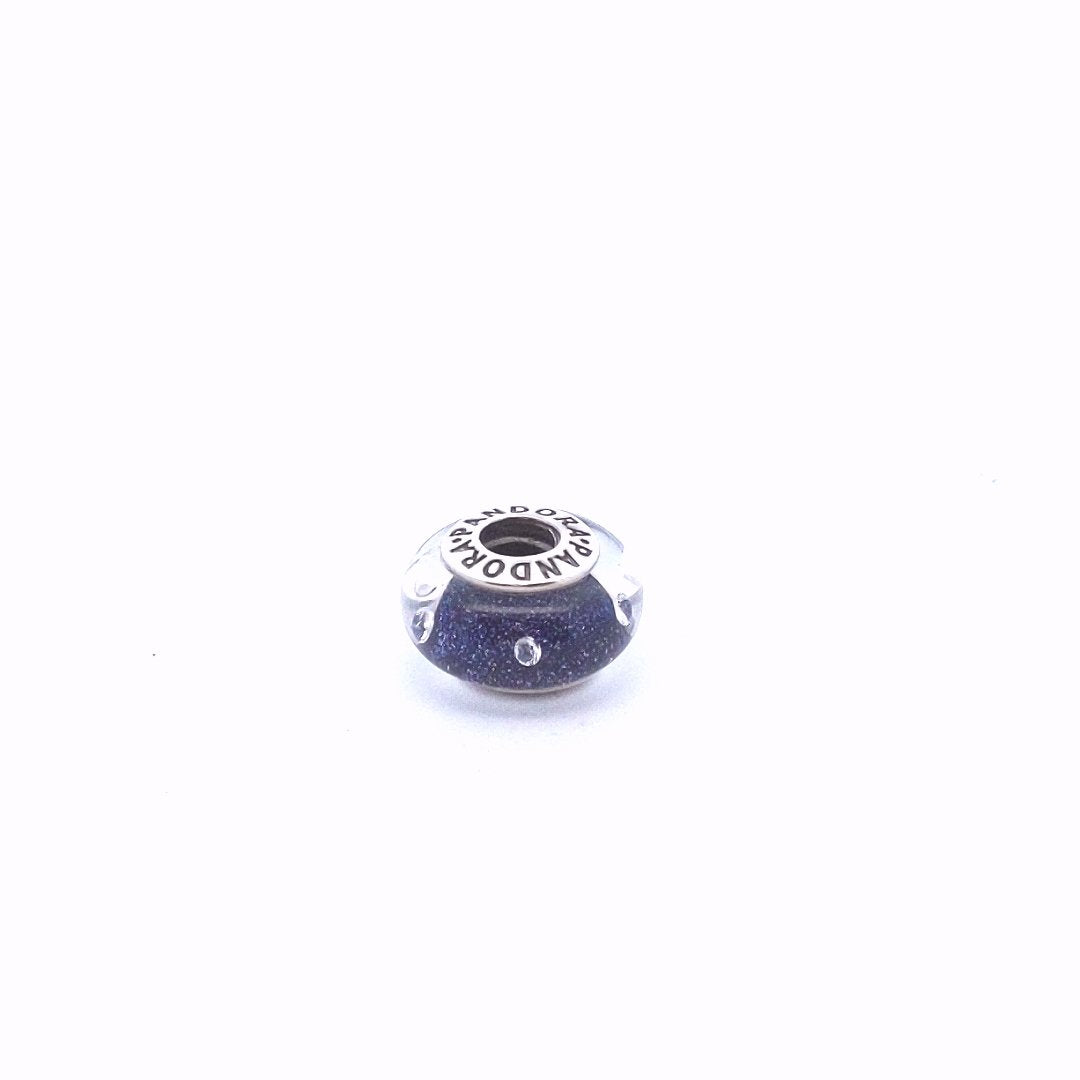 Designer $40 Sterling Pandora Midnight Fizzle Charm
