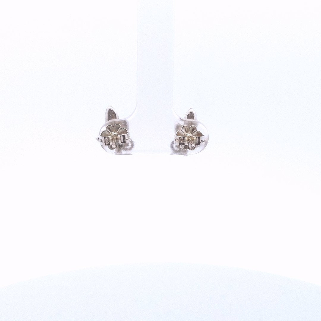 Designer Sterling Silver Tiffany & Co. Paloma Picasso Olive Leaf Earrings