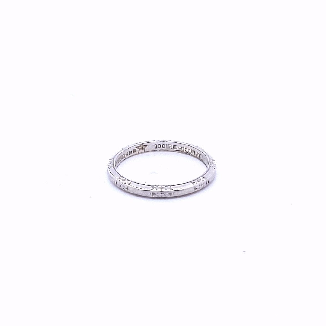 Vintage $350 Platinum Wedding Band