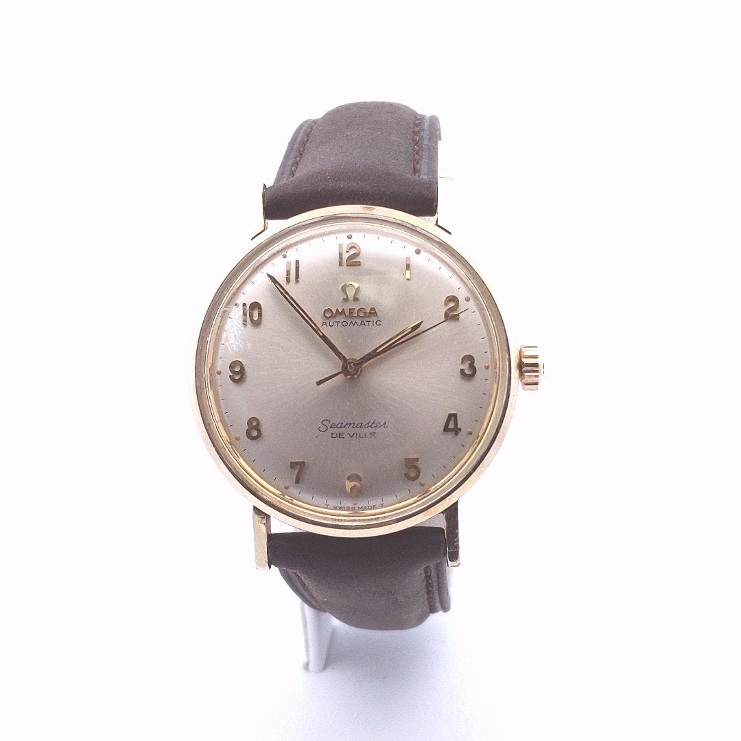 Vintage 14K Gold Filled Omega Seamaster DeVille Automatic Watch
