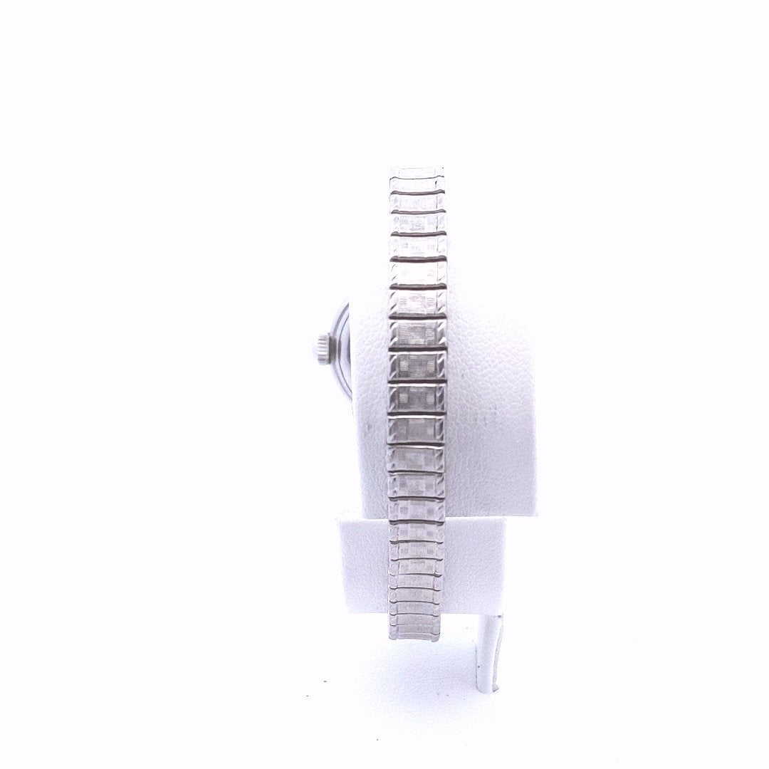 Vintage $120 Stainless Steel Girard Perregaux Manual Wind Watch