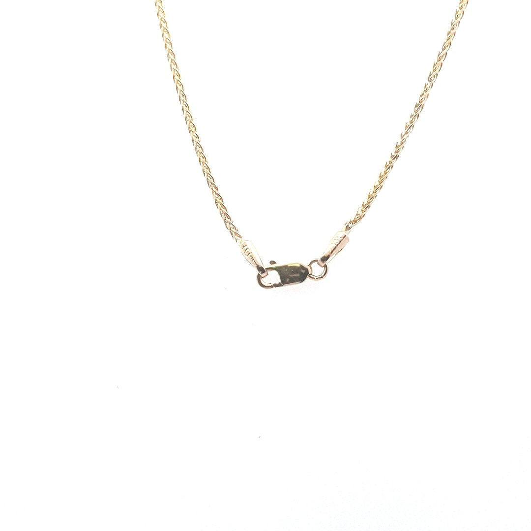 Estate $1100 14K Yellow Gold Citrine Pink Tourmaline Necklace