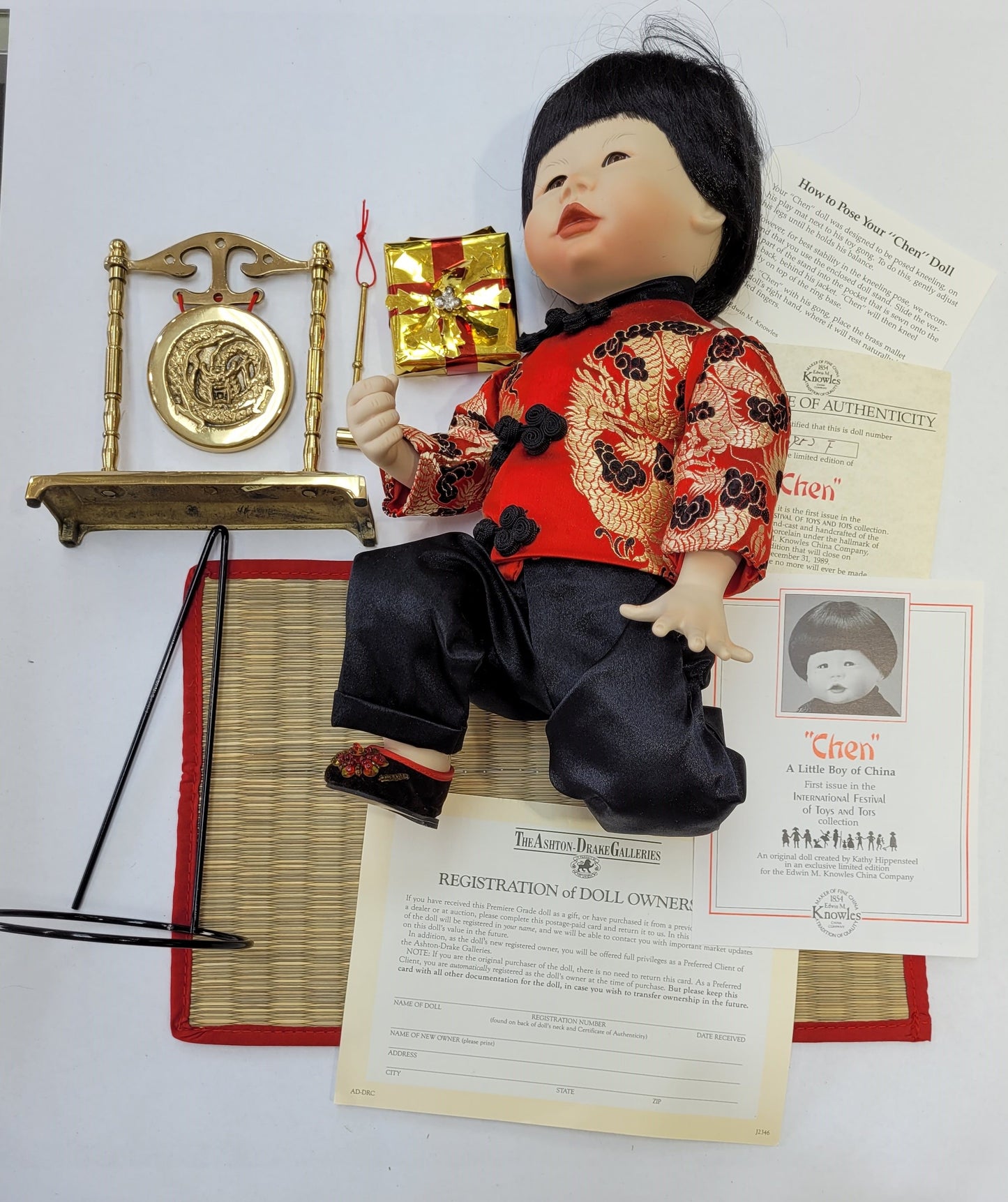 "Chen" Ashton-Drake Doll International Festival of Toys & Tots