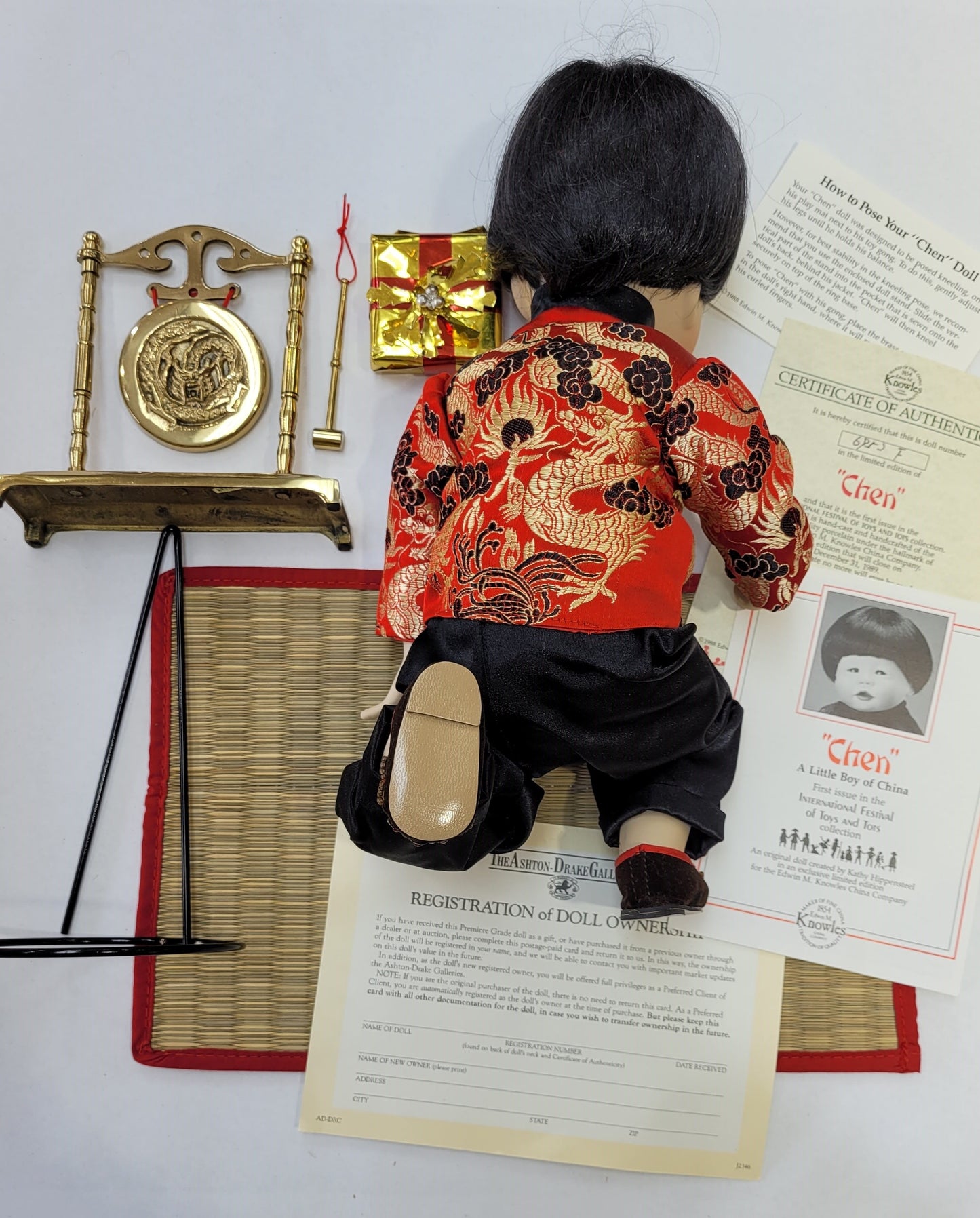 "Chen" Ashton-Drake Doll International Festival of Toys & Tots