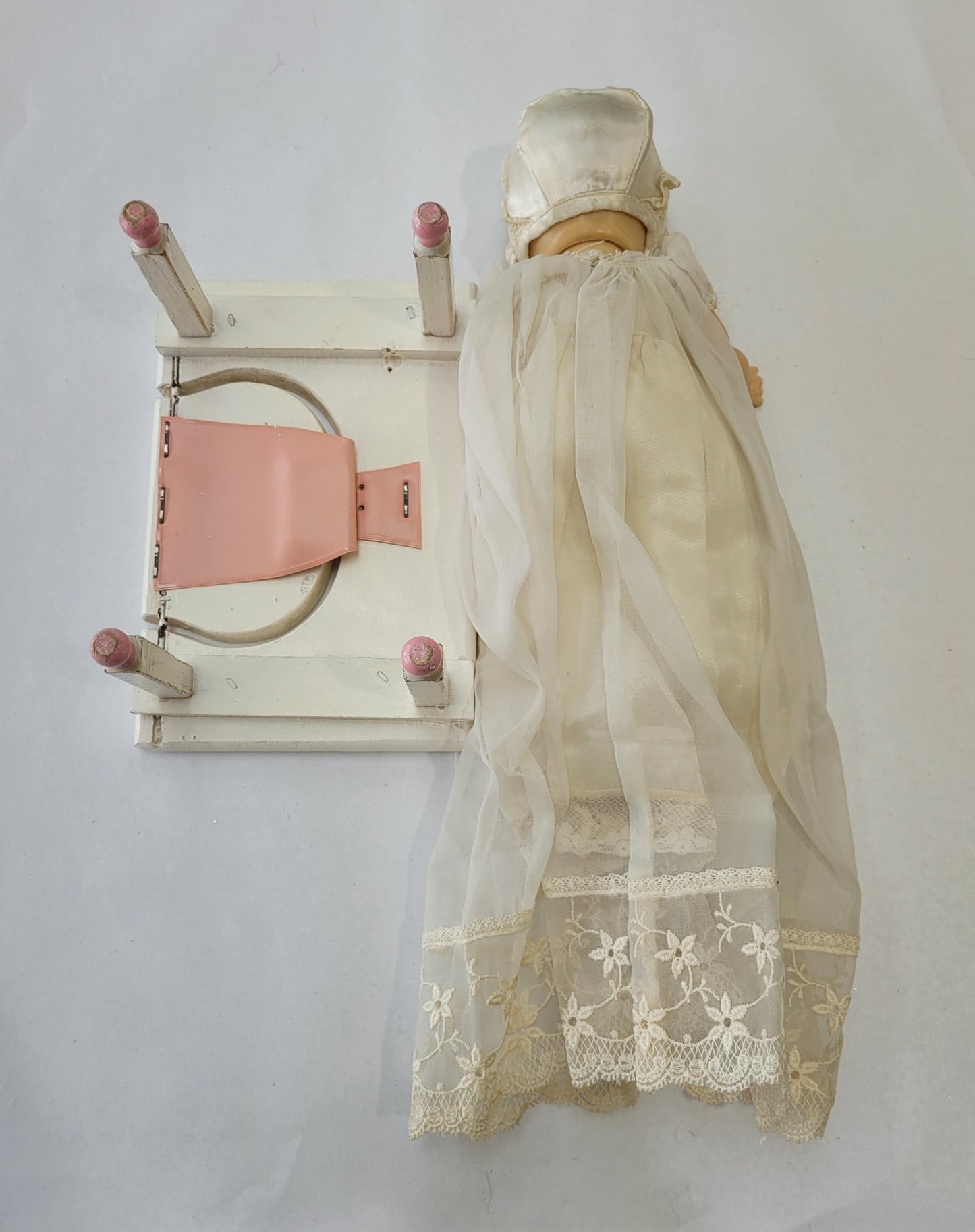 "Ginette" Doll, Potty, Crib, Clothing Set
