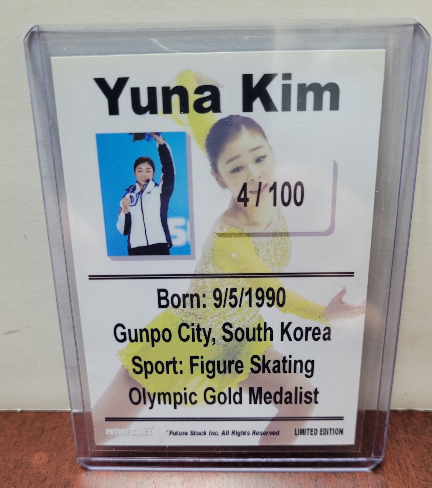 Yuna Kim Collectors Card