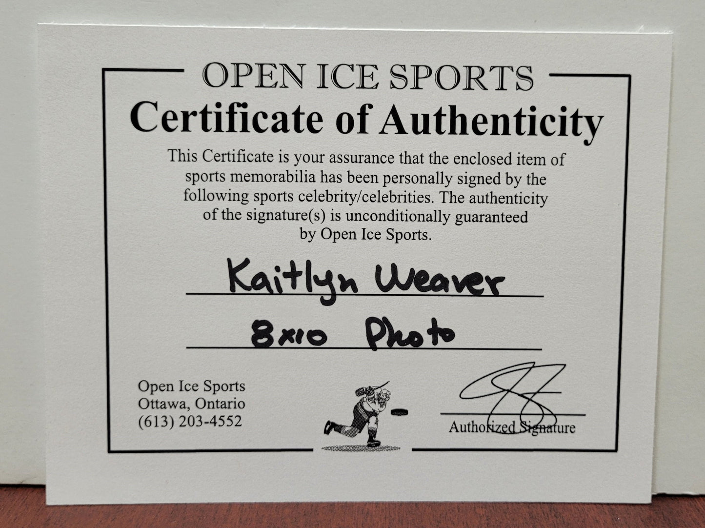 Kaitlyn Weaver Signed Photo
