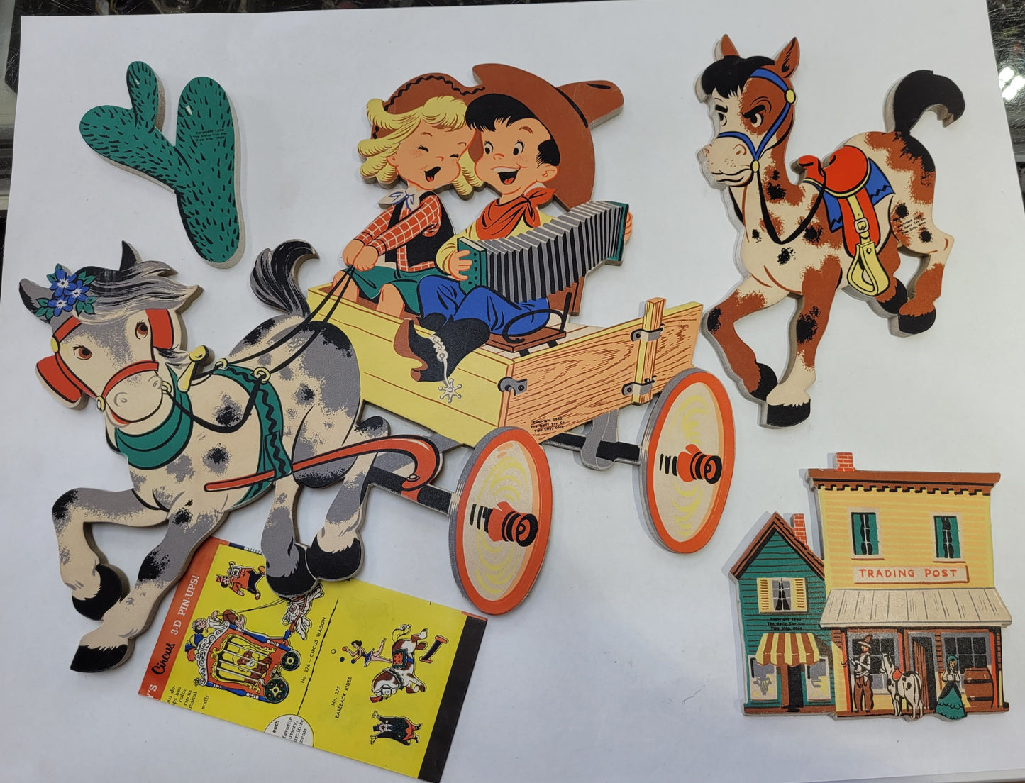 "Cowboy & Indian" Pin Ups Phil Riley