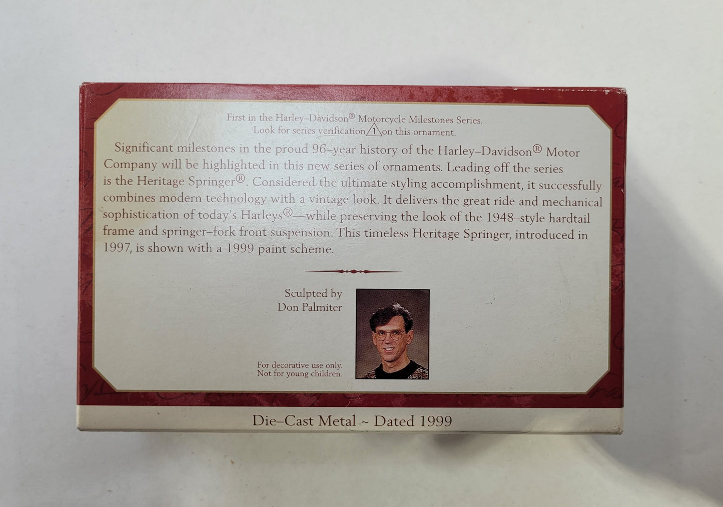 "Heritage Springer" Hallmark Ornament