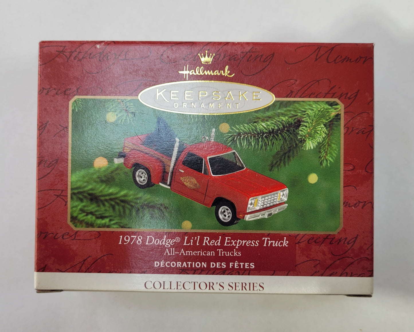 "1978 Dodge Li'L Red Espress Truck" Hallmark Ornament