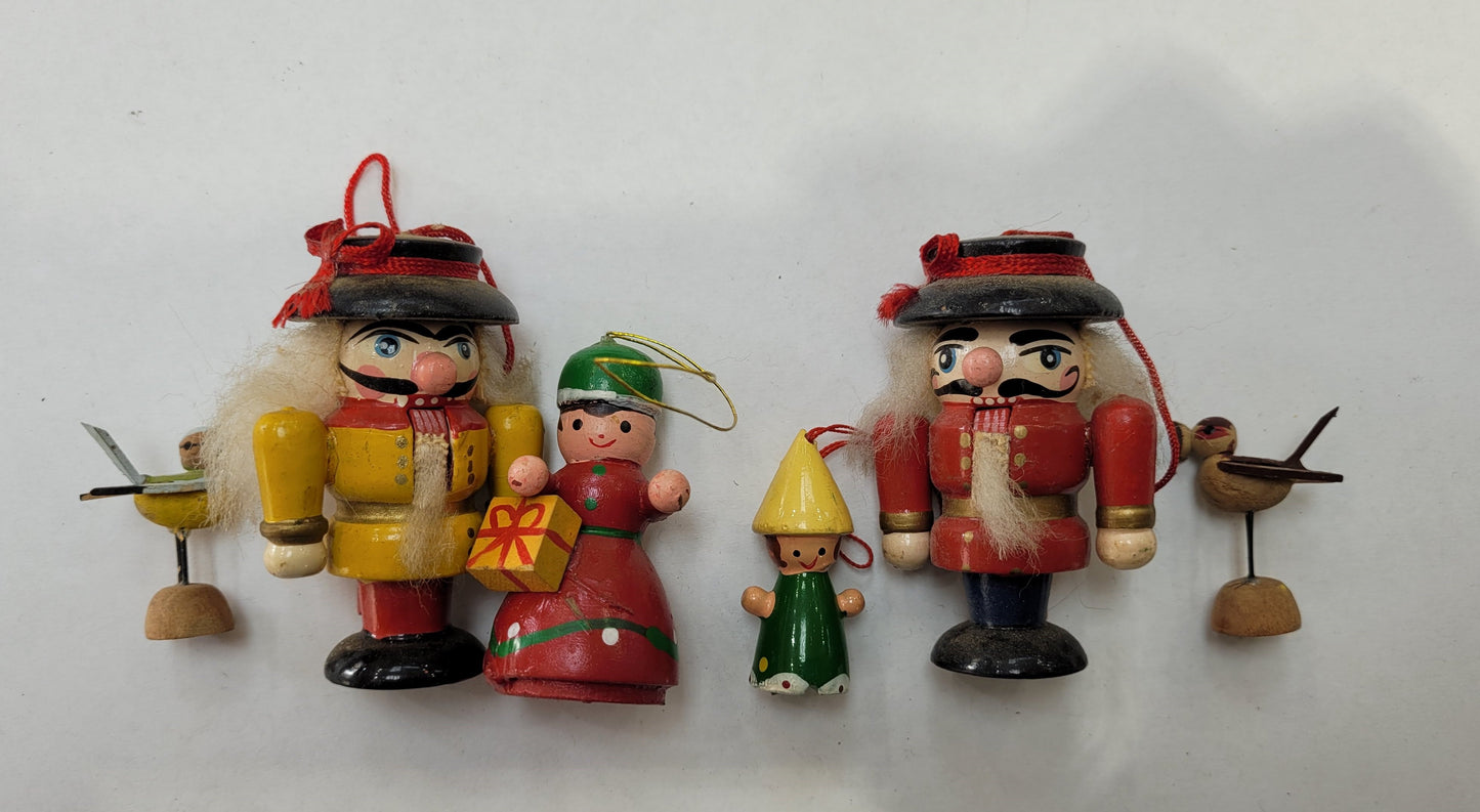 Wooden Ornament Lot