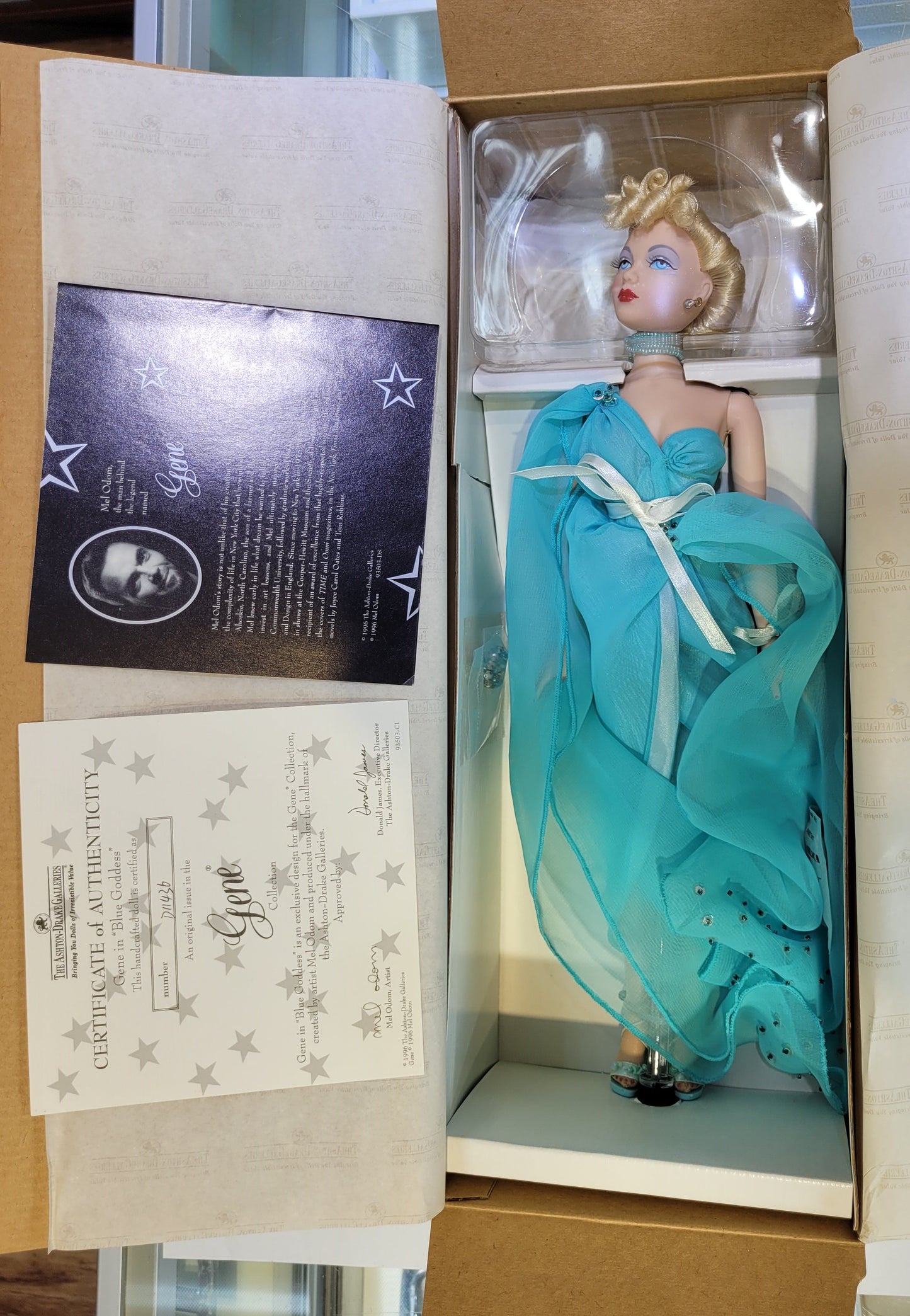 "Blue Goddess" Mel Odom Gene Collection Doll