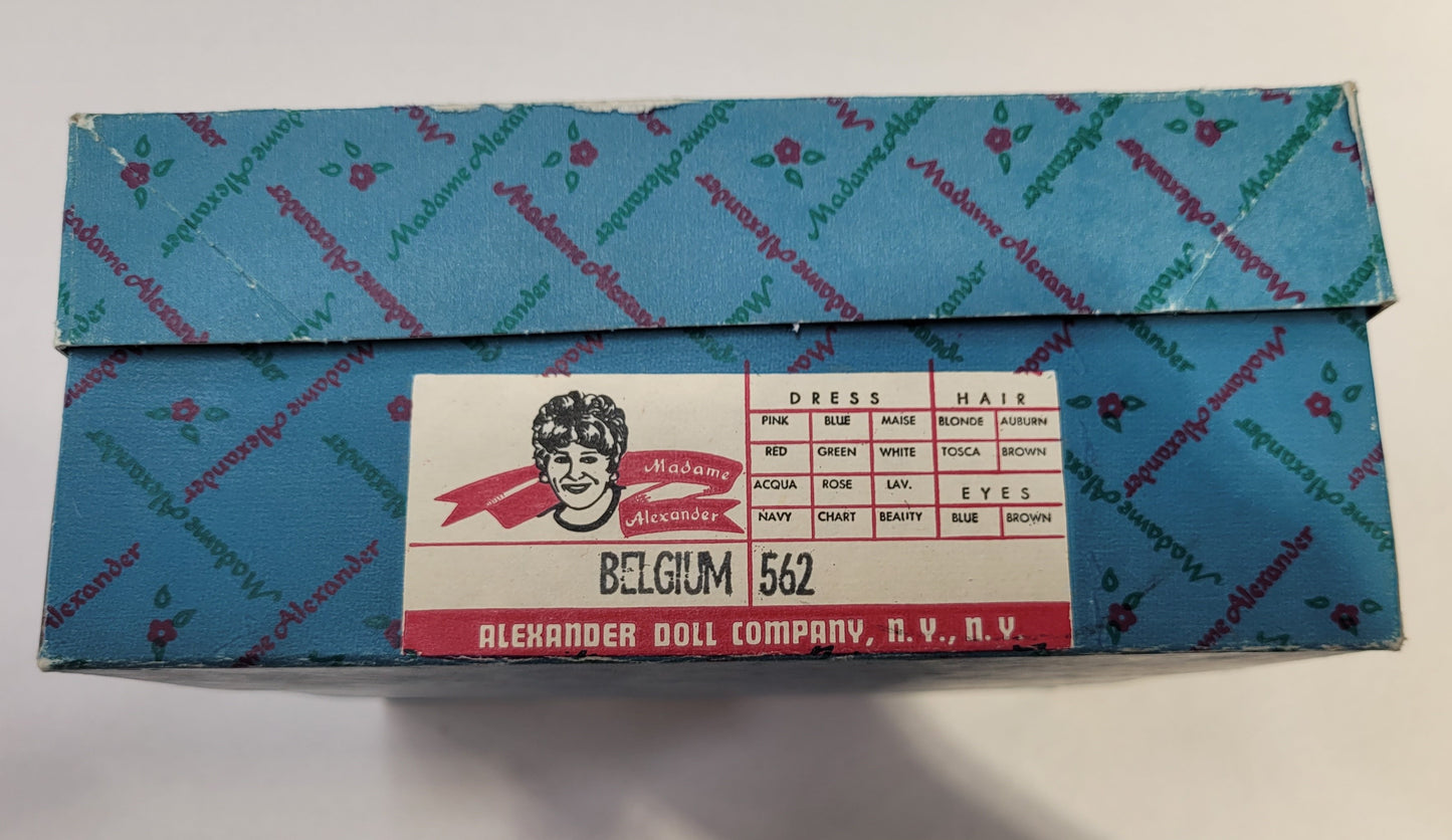 "Belgium" 562 Madame Alexander Doll