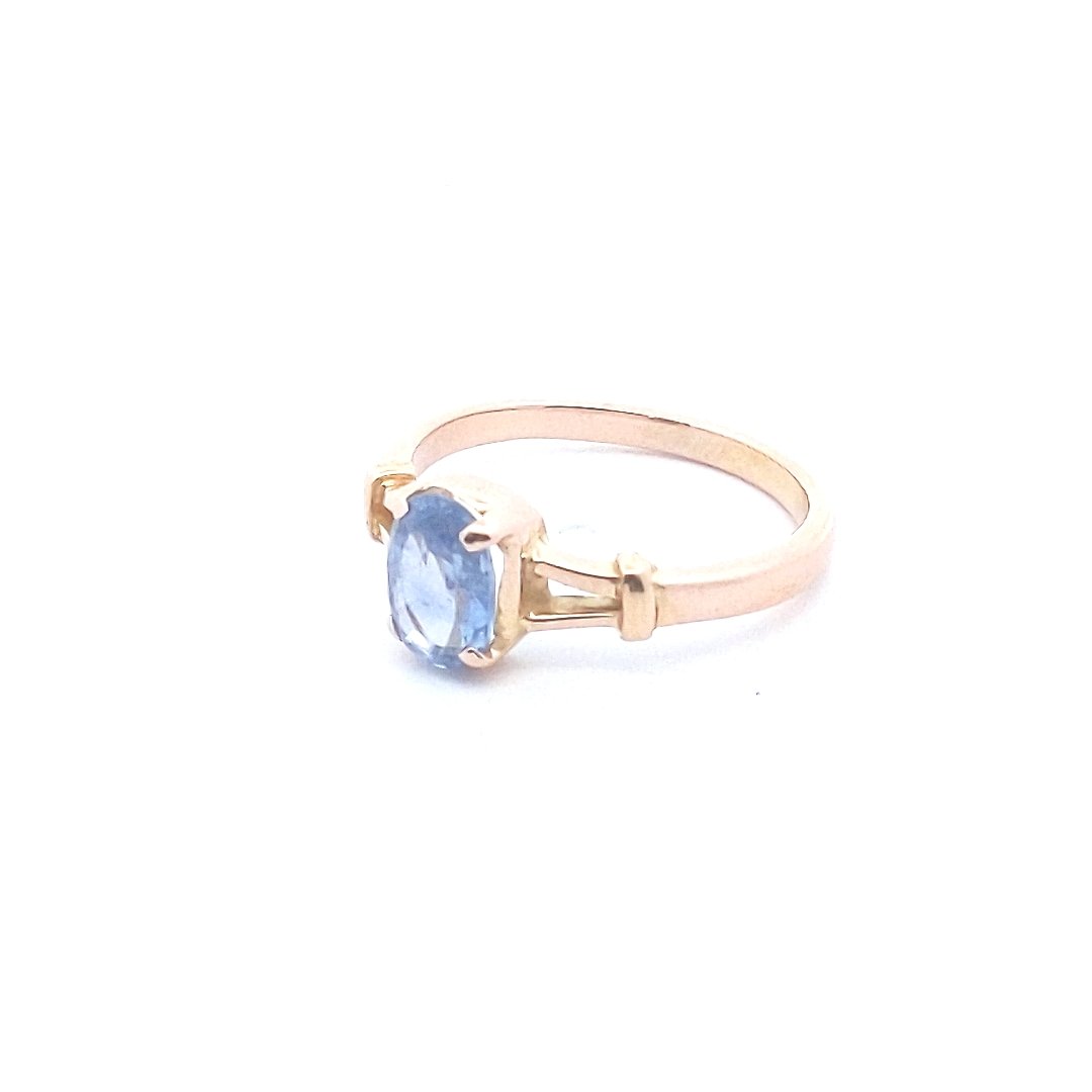 Vintage $600 20K Yellow Gold Natural Sapphire Ring