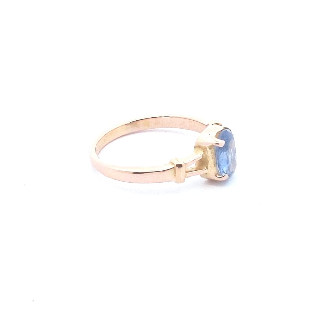 Vintage $600 20K Yellow Gold Natural Sapphire Ring