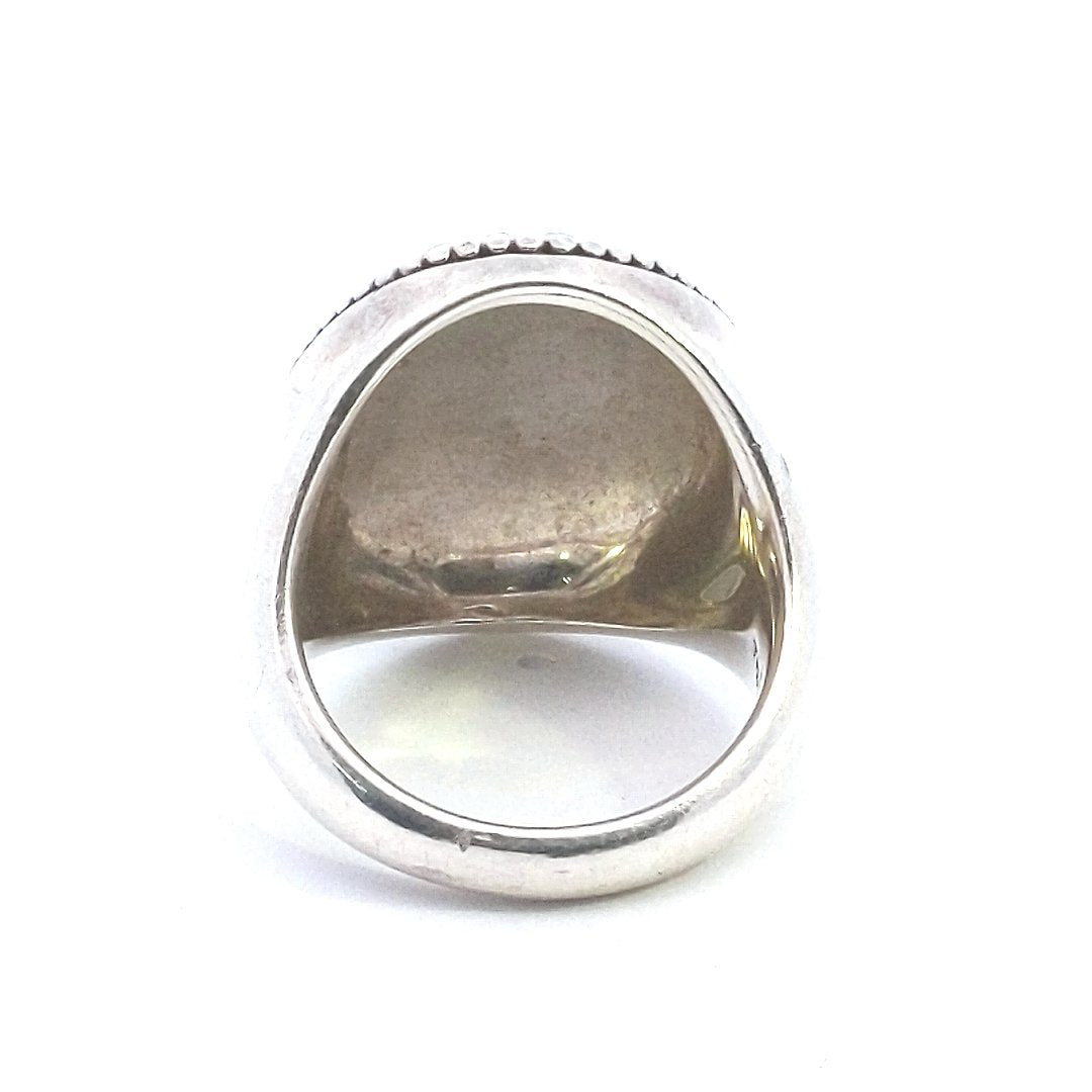 Designer $140 Michael Dawkins Sterling Starry Night Ring