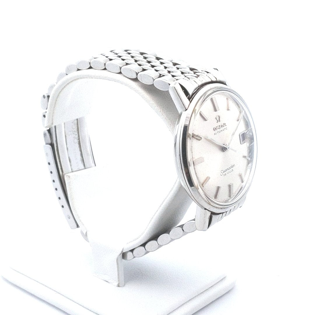 Vintage $1200 Stainless Steel Omega Seamaster De Ville Automatic Watch