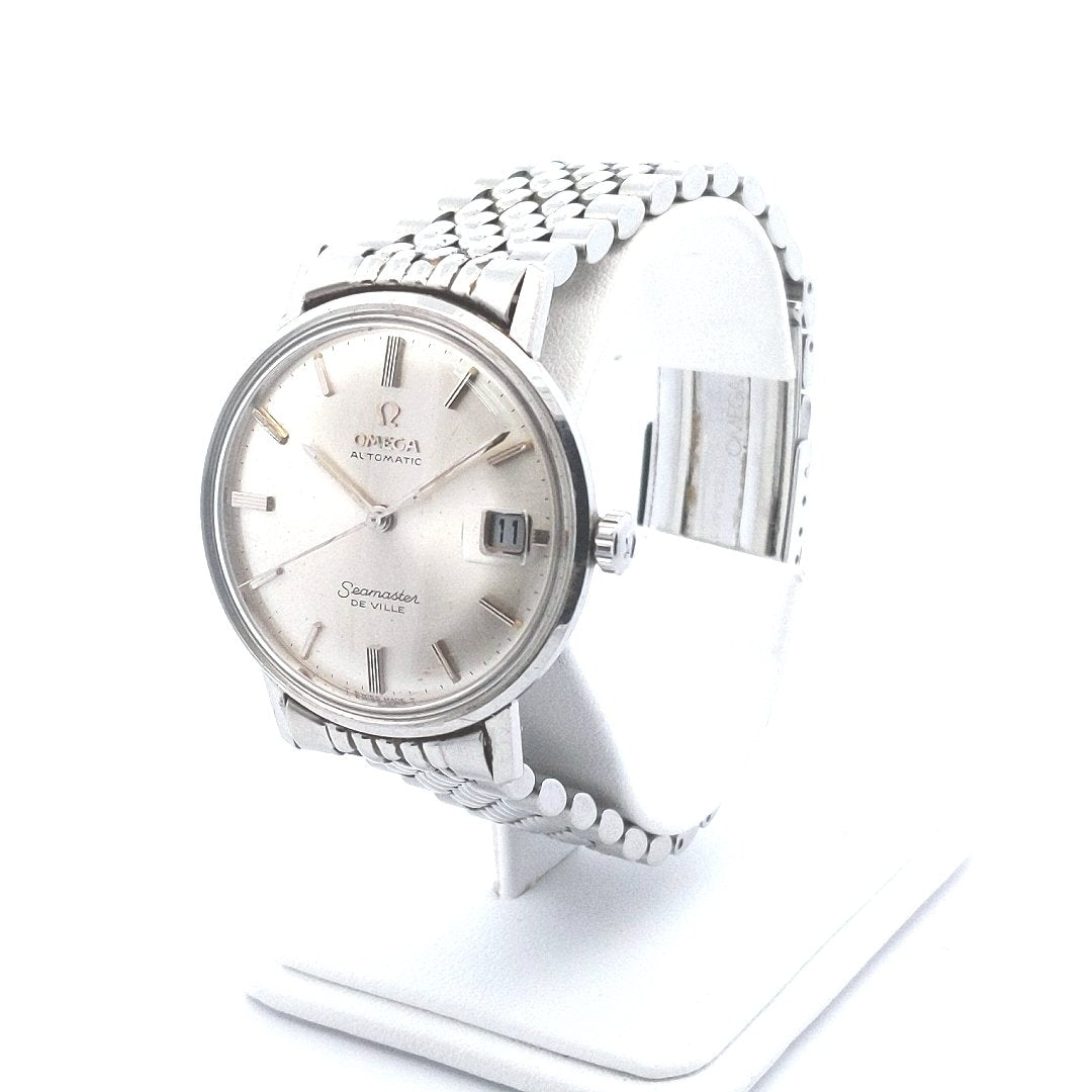 Vintage $1200 Stainless Steel Omega Seamaster De Ville Automatic Watch