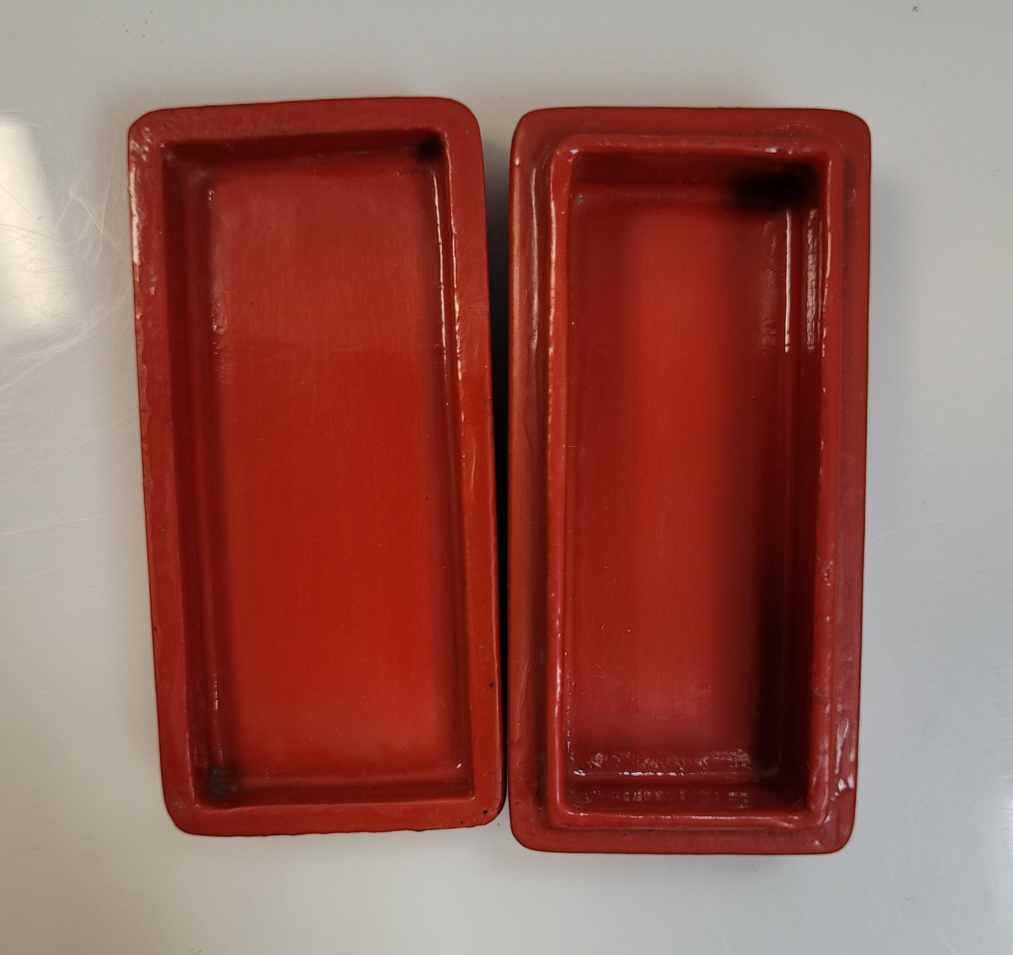 Vintage "Crane" Russian Lacquerware Box