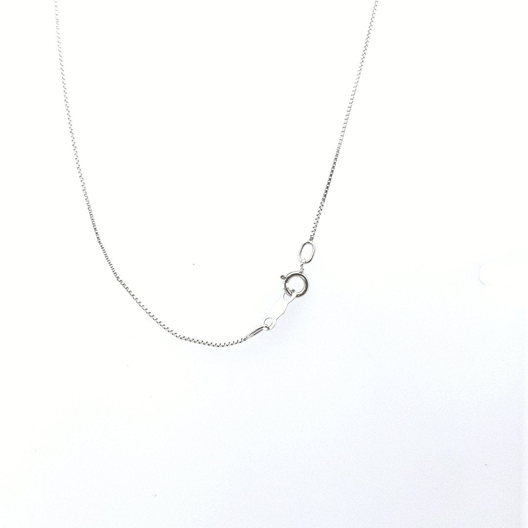 Estate $700 14K White Gold Diamond Cross Necklace