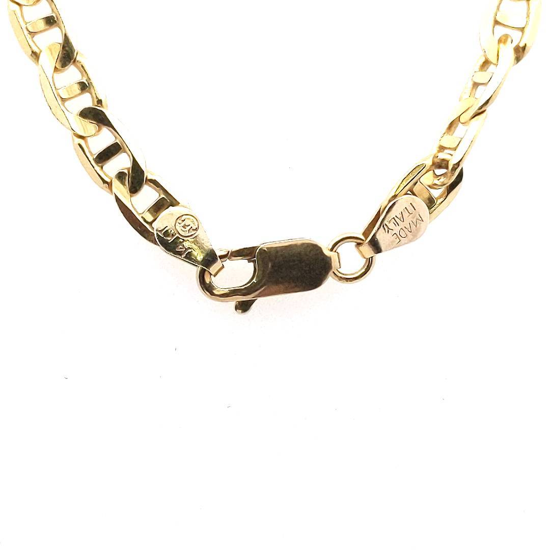 Estate $2000 14k Yellow Gold 20" Anchor Link Chain