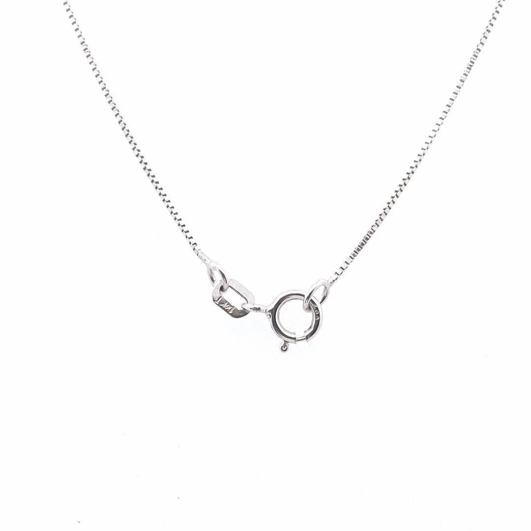 Estate 14K Gold Yellow Diamond Pendant Necklace