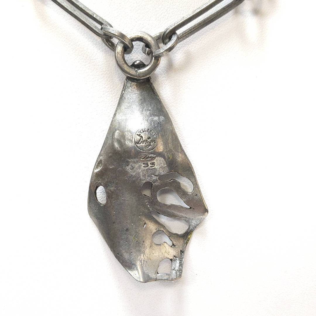 Estate $280 Lysgards Pewetel Tumbled Amethyst Necklace