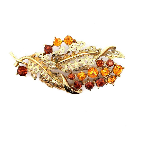 Designer $180 M.J. Ent Vintage Costume Brooch