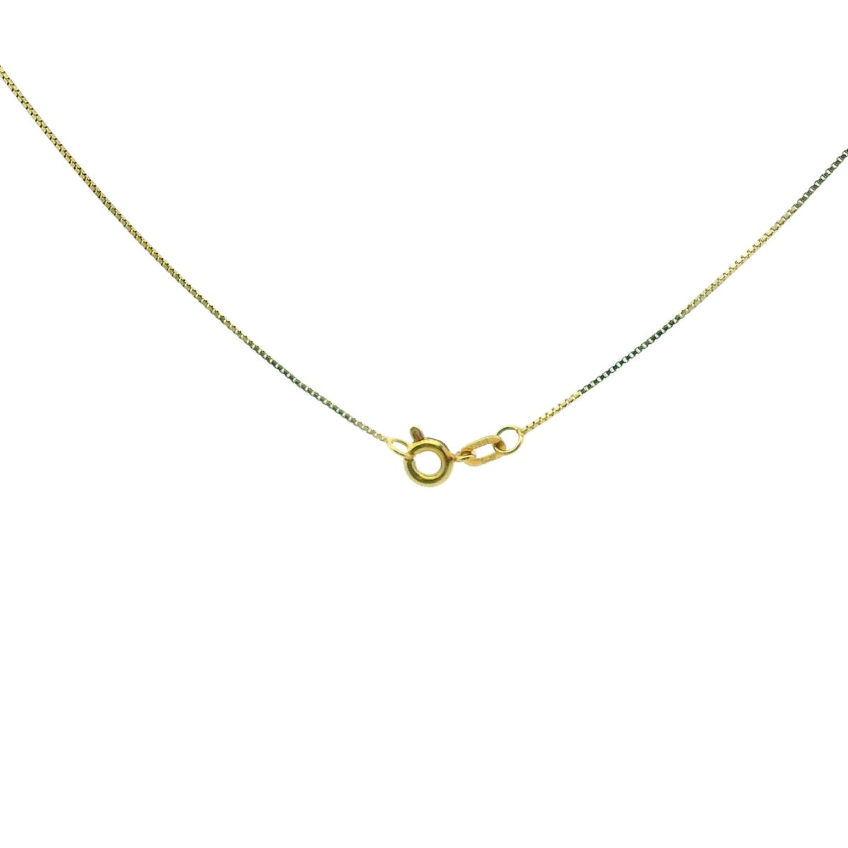 Vintage Sanuk 14K Yellow Gold Celadon Jade Sailboat Necklace
