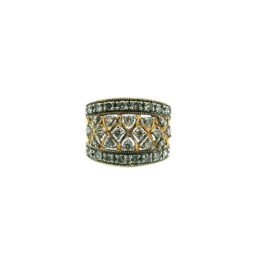 10K Yellow Gold Diamond Ring