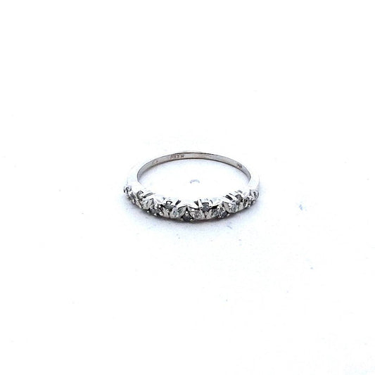 Vera Wang 14K White Gold Simply Vera Diamond Stackable Band
