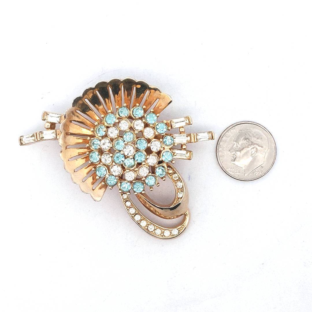 Designer $500 Anthony Costume Bangle & Brooch Set