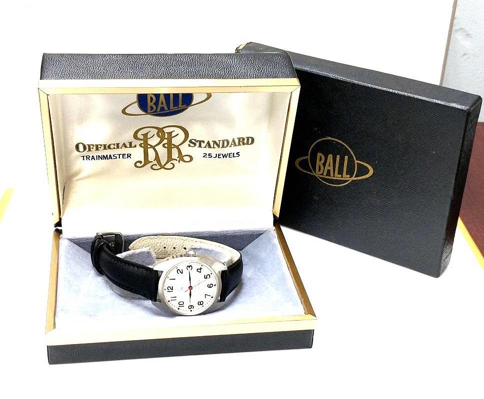 Vintage $600 1970s Stainless Steel Ball Trainmaster Automatic Watch