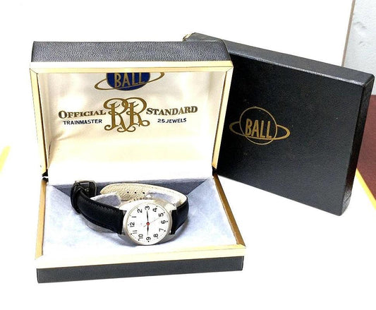 Vintage $600 1970s Stainless Steel Ball Trainmaster Automatic Watch