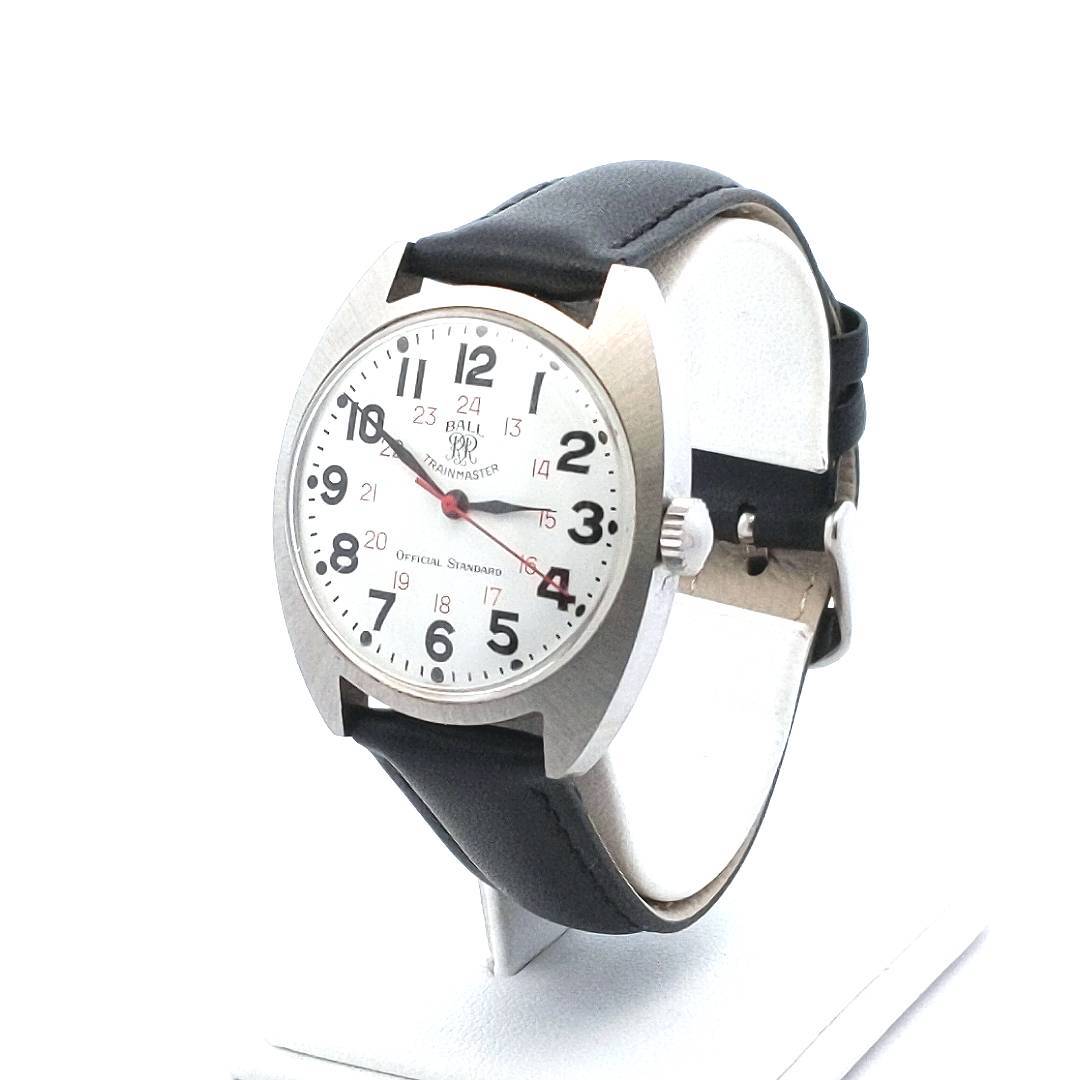 Vintage $600 1970s Stainless Steel Ball Trainmaster Automatic Watch