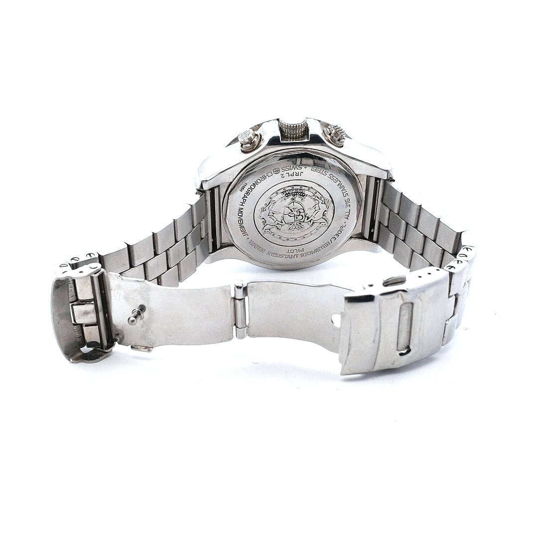 Designer $1600 Joe Rodeo Diamond All Stainless Steel Mens Watch