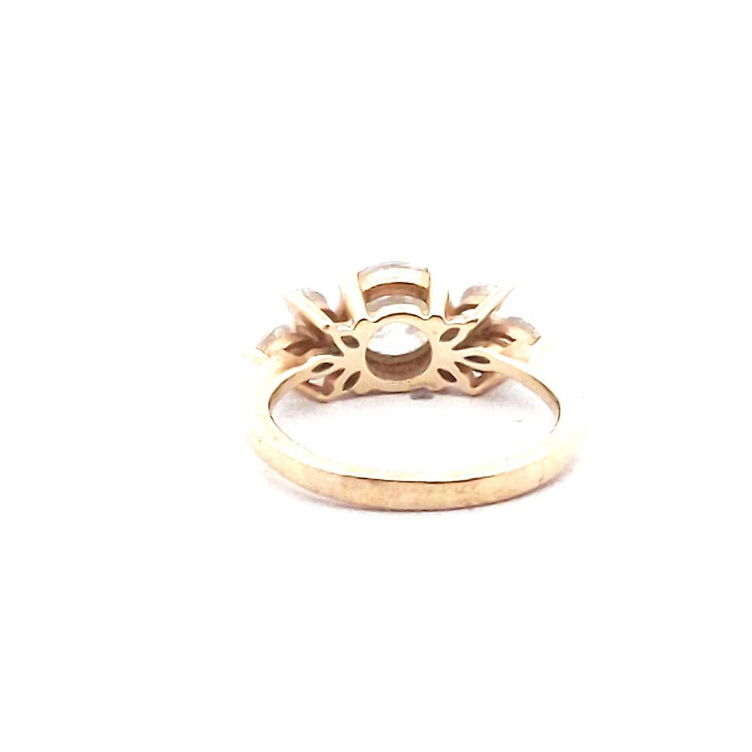 Estate 14K Yellow Gold 1.39ct Natural Diamond Ring