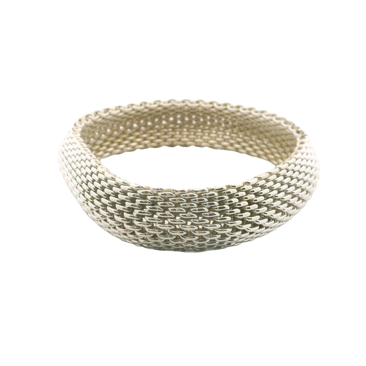 Tiffany & Co. Sterling Silver Somerset Mesh Bracelet