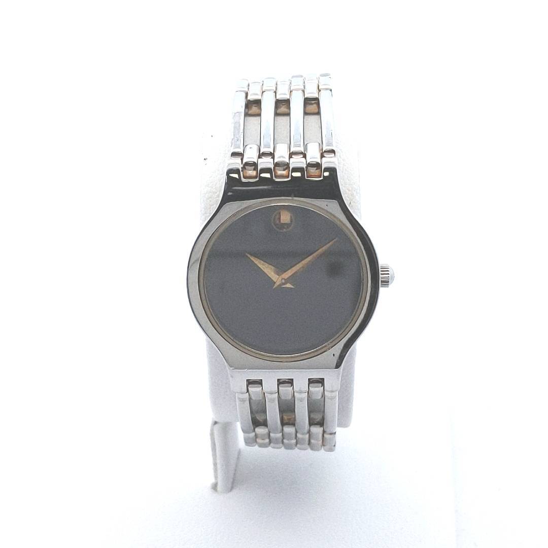 Movado Esperanza Ladies 18K Gold Plated Steel Watch