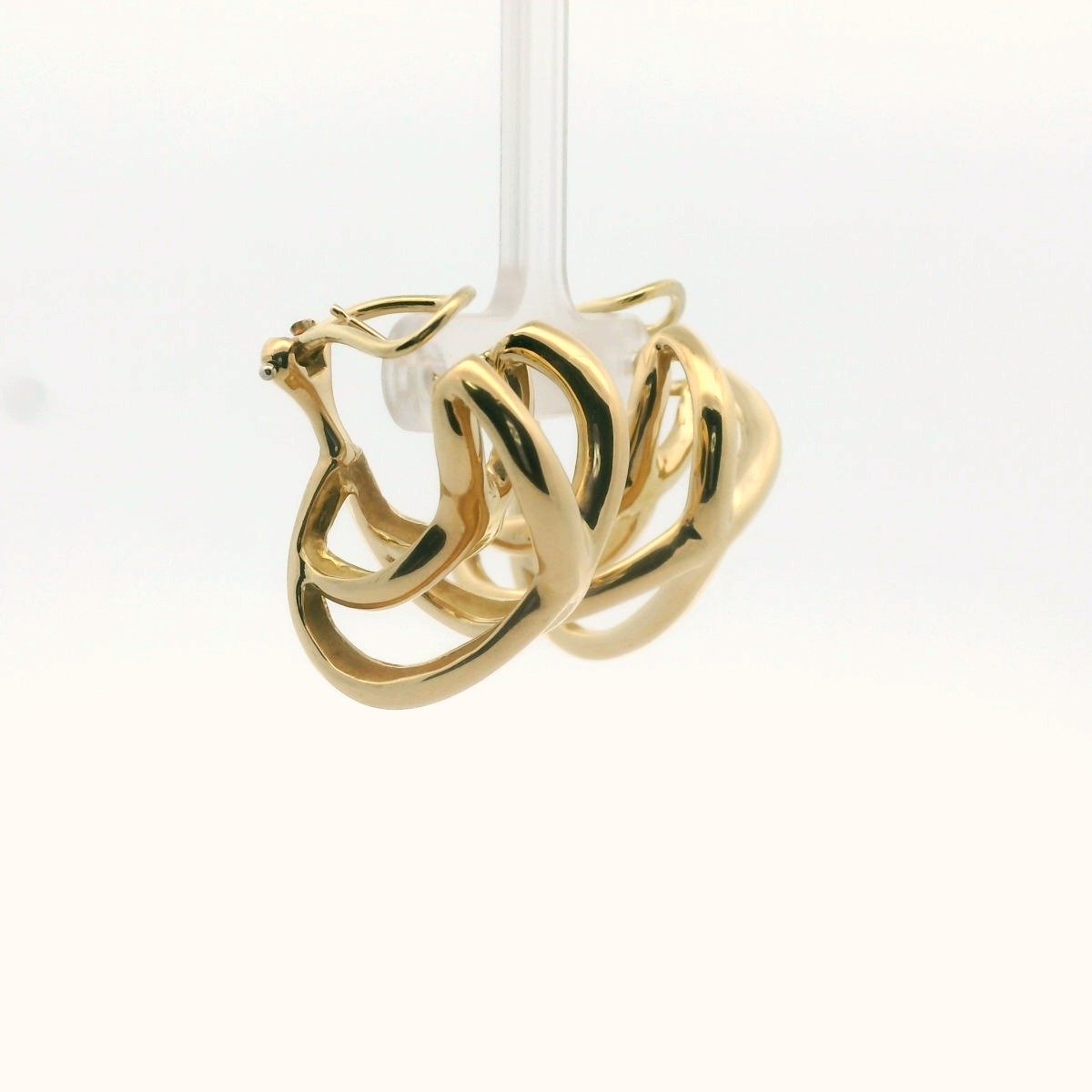 Tiffany & Co. Donald Clafin 18K Yellow Gold Double X Earrings